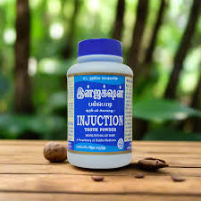 Injuction tooth powder